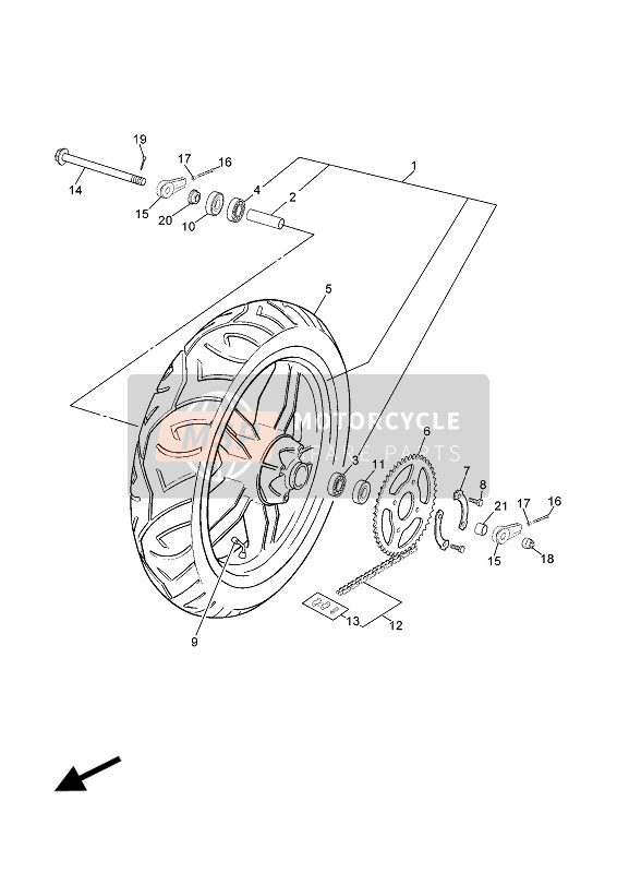 931022201400, Wellendichtring, Yamaha, 4